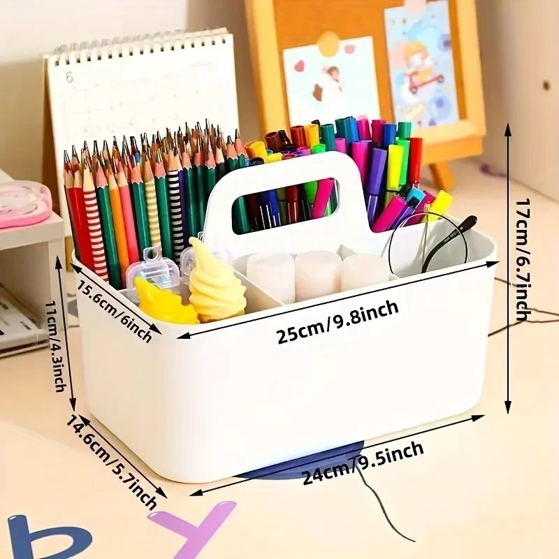 5-Compartment Desk Organizer Caddy