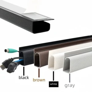 PVC Under-Desk Cable Raceway 16 in