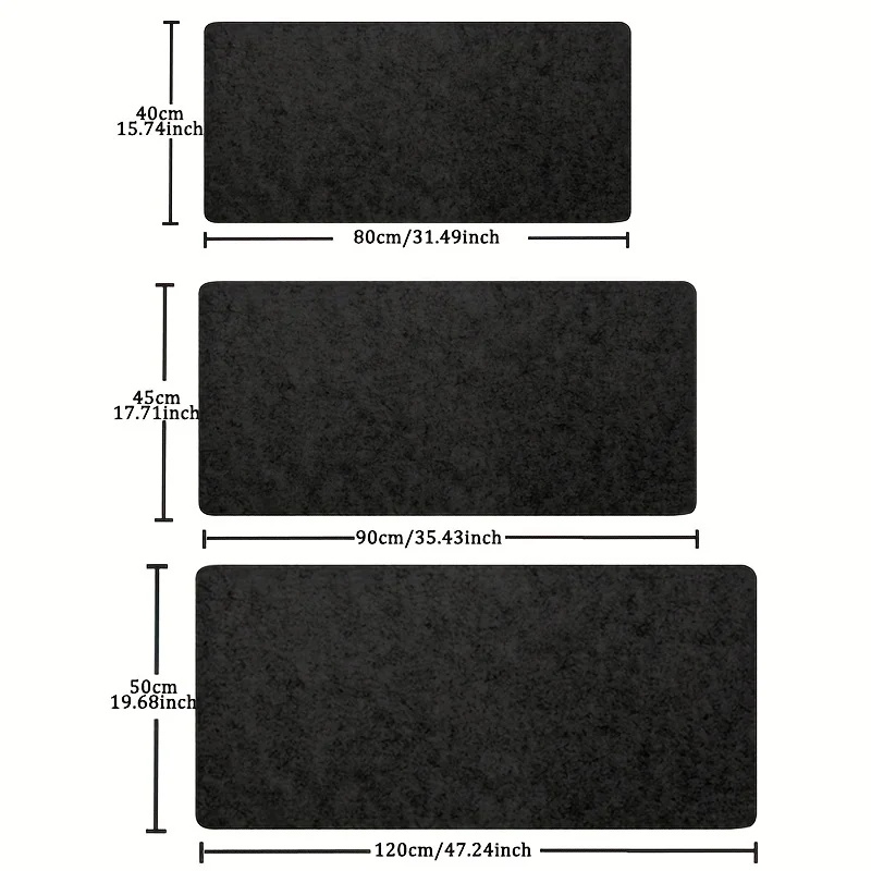Large Felt Desk Mat 35 x 18 in