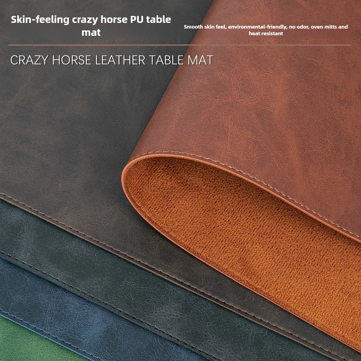 Large PU Desk Mat 20 x 39 in