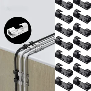 Adhesive Cable Clips 60-Pack